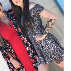 Off the shoulder summer dress